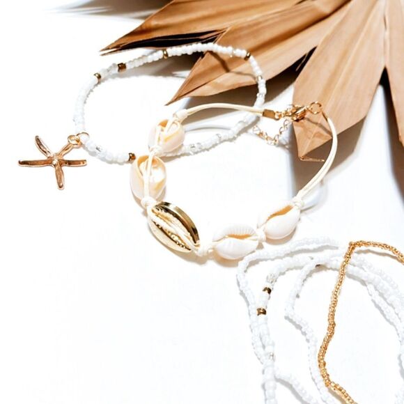 Starfish anklet  S574 - Picture 3 of 3